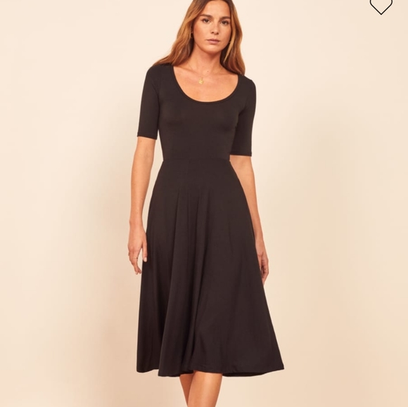 Reformation Lilian Midi Dress Small - Picture 2 of 9